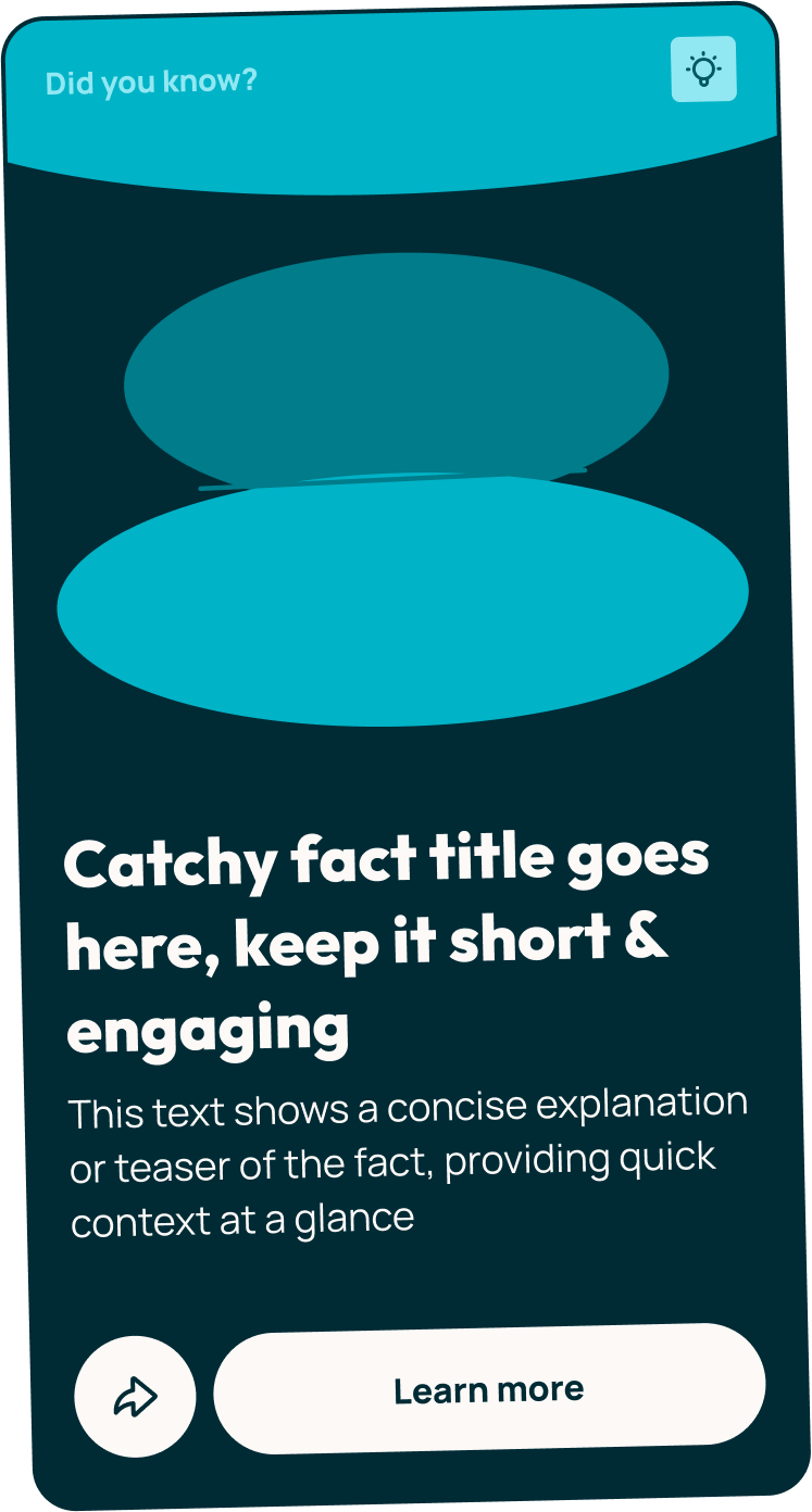 Water.day fact card — abstract pattern